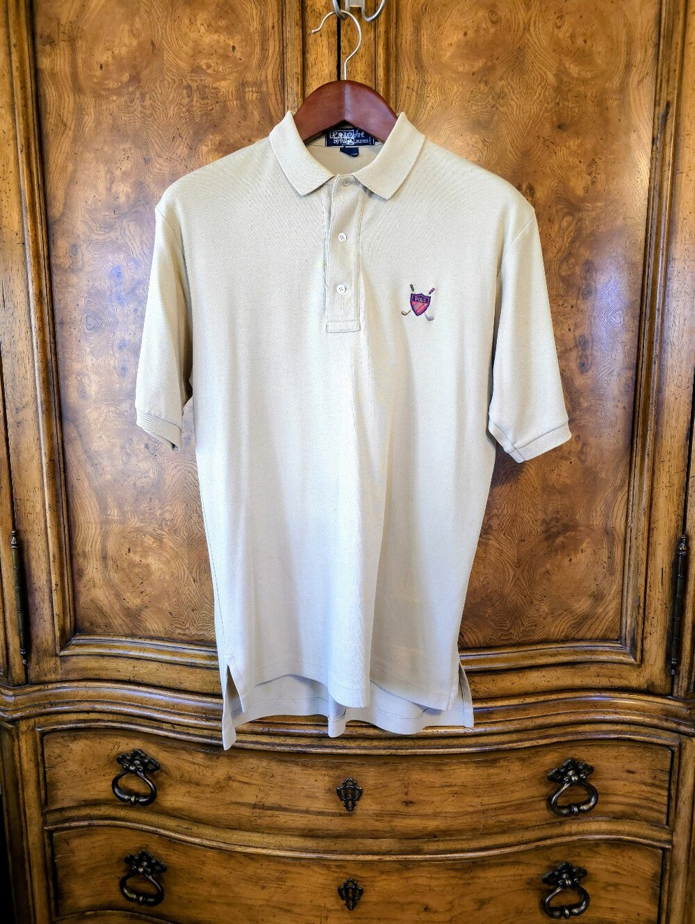 POLO by Ralph Lauren (M) Tan polo shirt